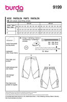 92165-Burda-Schnittmuster-9199-Kinder-Hose-9199-Back-envelope-EU.jpg Burda Schnittmuster 9199 Kinder Hose Back