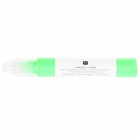 Candle Liner Kerzenmalfarbe in Neongrün mit feiner Malspitze, 30ml von Rico Design