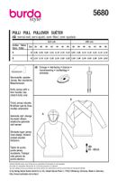 92216-Burda-Schnittmuster-5680-Damen-Pulli-5680-Back-envelope-EU.jpg Burda Schnittmuster 5680 Damen Pulli Schnittübersicht