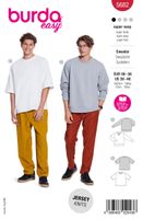 Burda Schnittmuster 5682 Herren Sweater Front