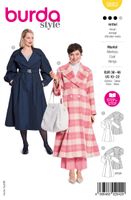Burda Schnittmuster 5683 Damen Mantel Front