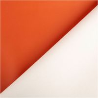 92238-Kunstleder-Polsterkunstleder-Kreativleder-Metallic-Glanz-orange-1-4m-Breite-IMG-5918.jpg Strapazierfähiges Polsterkunstleder in intensivem Orange mit feiner Struktur und leichtem Metallic-Glanz, vielseitig einsetzbar für kreative Näh- und Polsterprojekte - mit Rueckseite
