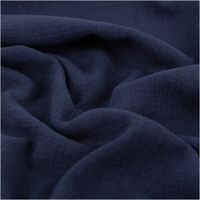 92239-Baumwollstoff-Cotton-Slub-washed-navy-blau-1-30m-Breite-IMG-5639.jpg Baumwollstoff in tiefem Navy-Blau, Slub Washed mit feiner unregelmäßiger Struktur, weich fallend und mit natürlicher, luftiger Oberfläche - stilvoll drapiert