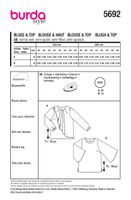 92250-Burda-Schnittmuster-5692-Damen-Bluse-und-Top-5692-Back-envelope-EU.jpg Burda Schnittmuster 5692 Damen Bluse & Top Back