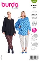 92250-Burda-Schnittmuster-5692-Damen-Bluse-und-Top-5692-SB-EU.jpg Burda Schnittmuster 5692 Damen Bluse & Top Front