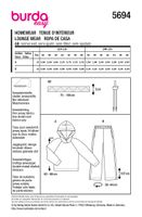 92256-Burda-Schnittmuster-5694-Damen-Homewear-5694-Back-envelope-EU.jpg Burda Schnittmuster 5694 Damen Homewear Schnittübersicht