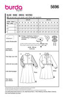 92258-Burda-Schnittmuster-5696-Damen-Kleid-5696-Back-envelope-EU.jpg Burda Schnittmuster 5696 Damen Kleid Schnittübersicht