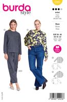 Burda Schnittmuster 5701 Damen Bluse Front