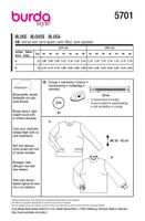 92263-Burda-Schnittmuster-5701-Damen-Bluse-5701-Back-envelope-EU.jpg Burda Schnittmuster 5701 Damen Bluse Schnittübersicht