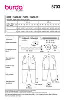 92264-Burda-Schnittmuster-5703-Damen-Hose-5703-Back-envelope-EU.jpg Burda Schnittmuster 5703 Damen Hose Schnittübersicht