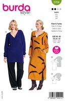 92265-Burda-Schnittmuster-5704-Damen-Kleid-und-Tunika-5704-SB-EU.jpg Burda Schnittmuster 5704 Damen Kleid & Tunika Front