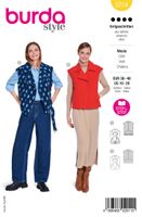 Burda Schnittmuster 5714 Damen Weste Title