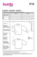 92303-Burda-Schnittmuster-5716-Damen-Sweater-5716-Back-envelope-EU.jpg Burda Schnittmuster 5716 Damen Sweater Schnittübersicht