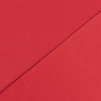 Detailansicht Verdunklungsstoff grenadine rot, teilweise umgeschlagen zur Ansicht beider Seiten.