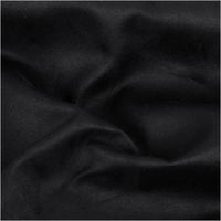 Mikrofaser Polsterstoff in elegantem Schwarz. Weich, strapazierfähig und vielseitig einsetzbar für Möbel, Sitzpolster oder kreative Wohnideen - stilvoll drapiert