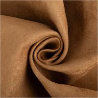 Mikrofaser Polsterstoff in Uni Camel. Weich, langlebig und vielseitig nutzbar für Möbel, Sitzpolster, Kissen und moderne Wohnaccessoires - kunstvoll eingedreht in Falten