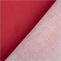 Mikrofaser Polsterstoff in Uni Rot. Pflegeleicht, robust und weich – perfekt für Möbel, Sitzpolster und stilvolle Wohnaccessoires - mit Rueckseite