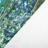 92426-Samtstoff-Pfau-blau-gruen-----Digitaldruck-mit-leuchtendem-Design-IMG-6725.jpg Samtstoff mit prachtvollem Digitaldruck: detailreiche Pfauen in schimmerndem Blau und Grün, umgeben von leuchtend grünen Farnblättern, edel und dekorativ - mit Rueckseite