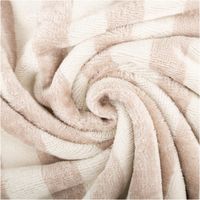 92443-Frottee-Stoff-Baumwolle-Bambus-Streifen-ecru-beige-grau-150cm-IMG-6776.jpg Frottee Stoff Baumwolle Bambus Streifen ecru beige-grau - kunstvoll eingedreht in Falten
