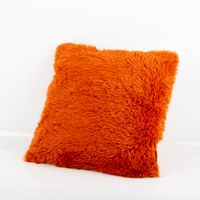 92472-Kuschelkissen-zweiseitig-Pluesch-und-Velours-orange-45x45cm-IMG-7085.jpg Orangefarbenes Kuschelkissen 45x45 cm mit einer flauschigen Plüschseite und einer glatten Veloursseite für gemütliche Wohnakzente - Vollansicht