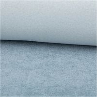 Bouclé Polsterstoff Doha in hellblauer Uni-Optik mit dichter, strukturierter Oberfläche, ausgestattet mit Fleckschutz und Petproof, 1,45 m Breite - ausgerollt und glatt liegend