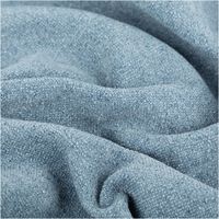 92505-Boucle-Polsterstoff-Doha-hellblau-uni-----Fleckschutz-und-Petproof-1-45m-IMG-9408.jpg Bouclé Polsterstoff Doha in hellblauer Uni-Optik mit dichter, strukturierter Oberfläche, ausgestattet mit Fleckschutz und Petproof, 1,45 m Breite - stilvoll drapiert