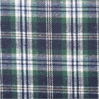 92522-Flanellstoff-brushed-yarn-died-checks-Karo-dunkelblau-gruen-blau1-45m-Breite-IMG-7202.jpg Weicher Flanellstoff mit klassischem Karomuster in dunkelblau, grün, blau und beige – gebürstete Oberfläche für warme, gemütliche Bekleidung - Nahaufnahme