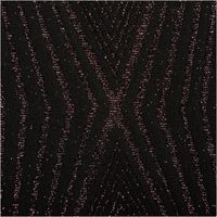 92591-Jersey-Stoff-Metallic-geometrisch-schwarz-rosegold-160cm-Breite-IMG-7547.jpg Elastischer Jersey Stoff in Schwarz mit geometrischem Muster in schimmerndem Roségold Metallic-Effekt - Nahaufnahme