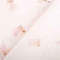 92593-Baumwollstoff-Weihnachtsstoff-Engel-Aurore-rosa-1-47m-Breite-IMG-7496.jpg Weißer Baumwollstoff mit zarten rosa Engeln, goldfarbenen Haaren und Musikinstrumenten. Verspielter Weihnachtsstoff mit sanften Pastellfarben - mit Rueckseite