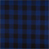 92610-Twill-Stoff-Baumwollstoff-Karo-blau-schwarz-145cm-IMG-8495.jpg Twill Baumwollstoff mit großem Karomuster in Blau und Schwarz, klassischer Karostoff - Vollansicht