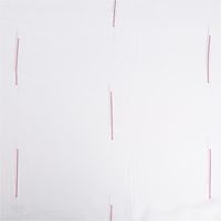 92612-Gardinenstoff-Voile-Scherli-Streifen-weiss-rot-mit-Bleiband-300cm-Hoehe-IMG-4390.jpg Eleganter Voile-Gardinenstoff in Weiß, verziert mit feinen Scherli-Streifen in Rot und einem praktischen Bleiband für perfekten Fall. Die Höhe von 300 cm ermöglicht großzügige Fensterdekorationen - Vollansicht