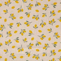 92650-Tischlaeufer--Leinenlook-Little-Citrus-Fruits-Mini-Zitronen-natur-gelb-40x160cm-von-SCHoeNER-LEBEN--IMG-6284.jpg Detail des Tischläufers Leinenlook Little Citrus Fruits Mini Zitronen natur gelb mit feiner Gewebestruktur