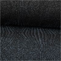 92654-Jersey-Stoff-Metallic-geometrisch-schwarz-silber-160cm-Breite-IMG-8951.jpg Jersey Stoff in Schwarz mit silberfarbenem Metallic-Effekt und geometrischem Muster - ausgerollt und glatt liegend