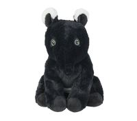 Warmies Tapir Wärmestofftier – kuschelig weiches Wärmekuscheltier schwarz-weiß