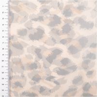 92897-Tuellstoff-Leo-braun-----transparenter-Netzstoff-mit-Leopardenmuster--1-50-m-Breite-IMG-0766.jpg Tüllstoff mit Leopardenmuster in Braun und Grau, transparenter Netzstoff mit feiner Struktur, 150 cm Breite - mit Massband