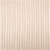 92901-Strickstoff-Zopfmuster-Viskose-beige-----schwere-Qualitaet--140-cm-Breite-IMG-0609.jpg Strickstoff mit klassischem Zopfmuster aus Viskose in Beige, weiche und schwere Qualität, 140 cm Breite - Vollansicht