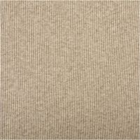 Gerippter Strickstoff aus Viskose mit feinen Glitzereffekten in Taupe, elastisch und weich, 150 cm Breite - Vollansicht