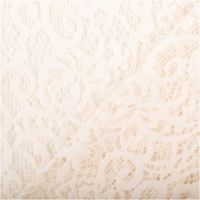92911-Spitze-mit-Chenille-Meterware-wollweiss-150cm-breit-IMG-0784.jpg Spitzenstoff mit floraler Chenille-Struktur in Wollweiß, transparent und weich fallend, 150 cm Breite mit umgeschlagener Rückseite