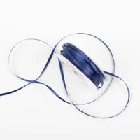 92915-Satinband-blau-3mm-breit-1-Rolle-mit-50m-Dekoband-und-Geschenkband-IMG-0209.jpg Satinband blau, 3 mm breit, auf Rolle mit 50 m Länge, feines Dekoband und Geschenkband, präsentiert mit locker ausgelegtem Band zur Veranschaulichung von Glanz, Farbe und schmaler Bandstruktur - Vollansicht