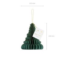 92920-Weihnachtshaenger-Honeycomb-Weihnachtsbaum--flaschengruen-mit-Goldrand--10x15cm-Screenshot-2025-10-09-161834.jpg Weihnachtshänger „Honeycomb Weihnachtsbaum“ in Flaschengrün mit feinem Goldrand, ca. 10 × 15 cm, dekorativer Papieranhänger in Wabenstruktur, präsentiert mit goldfarbener Aufhängung zur Veranschaulichung von Form, Farbe und Material - mit Maßangaben an den