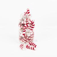 92957-Weihnachtshaenger-Zuckerstange-Filz-rot-weiss-8-5cm-von-Boltze-Home-IMG-0080.jpg Weihnachtshänger Zuckerstange aus Filz in Rot und Weiß, präsentiert als dekorativer Anhänger von Boltze Home; handliches Format mit 8,5 cm Länge - in einem Sammelglas in Szene gesetzt