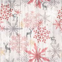 92987-Weihnachtsstoff-Baumwolle-Halbpanama-Hirsche-und-Schneeflocken-grau-rot--1-40m-Breite-IMG-1021.jpg Baumwollstoff Halbpanama mit roten und grauen Schneeflocken sowie Hirsch-Motiven auf Holzoptik-Hintergrund, robust und ideal für Weihnachtsdeko - Vollansicht
