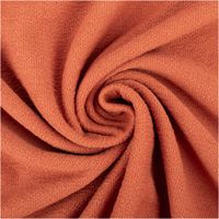 93014-Terry-Krepp-Jersey-Stoff-Baumwolle-uni-terracotta-145cm-elastisch-und-hautfreundlich-IMG-0870.jpg Krepp Jersey Stoff aus Baumwolle in Terracotta, elastisch, hautfreundlich und weich mit feiner Struktur, ideal für Bekleidung - kunstvoll eingedreht in Falten