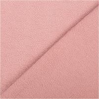 Krepp Jersey Stoff aus Baumwolle in Mauve, elastisch, hautfreundlich und weich mit feiner Struktur, ideal für Bekleidung - mit Rueckseite