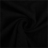 93049-Strickstoff-Zopfmuster-schwarz-elastischer-Winterstrick-150-cm-Breite-IMG-1607.jpg Elastischer Strickstoff mit Zopfmuster in Schwarz – dichter, wärmender Winterstrick mit plastischer Struktur, ideal für elegante Pullover, Kleider oder Strickjacken - kunstvoll eingedreht in Falten