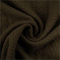 93050-Strickstoff-Zopfmuster-khaki-gruen-elastischer-Winterstrick-150-cm-Breite-IMG-1595.jpg Elastischer Strickstoff mit Zopfmuster in Khaki-Grün – weicher, wärmender Winterstrick, ideal für Pullover, Cardigans, Kleider oder Accessoires mit gemütlicher Struktur - kunstvoll eingedreht in Falten