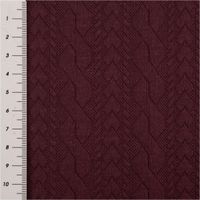 93053-Strickstoff-Zopfmuster-aubergine-elastischer-Winterstrick-150-cm-Breite-IMG-1631.jpg Elastischer Strickstoff mit Zopfmuster in Aubergine – wärmender, weicher Winterstrick mit plastischer Struktur, ideal für elegante Pullover, Strickjacken oder gemütliche Accessoires - mit Massband