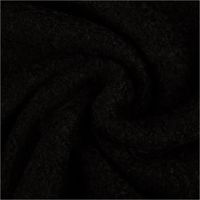 93060-Teddystoff-Boucle-uni-schwarz-150-cm-Breite-IMG-4752.jpg Kuscheliger Teddystoff Bouclé in tiefem Schwarz, ideal für wärmende Kleidung, weiche Decken oder trendige Accessoires. Mit 150 cm Breite bietet der strukturierte Stoff viel Spielraum für kreative Nähprojekte - kunstvoll eingedreht in Falten