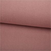 93114-Strickstoff-aus-100--Baumwolle-in-Rosa-135cm-Breite--IMG-1372.jpg Strickstoff aus 100 % Baumwolle in zartem Rosa, 135 cm breit – weich, atmungsaktiv und ideal für bequeme Kleidung oder Accessoires - ausgerollt und glatt liegend