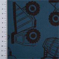 93139-Softshell-mit-Fleece-Innenseite-Digitaldruck-Baufahrzeuge-blau-schwarz-1-45m-Breite-IMG-1355.jpg Softshellstoff mit Fleece-Innenseite in Blau und Schwarz, bedruckt mit Baufahrzeugen, 1,45 m breit – winddicht, wasserabweisend und ideal für Outdoorbekleidung - mit Massband